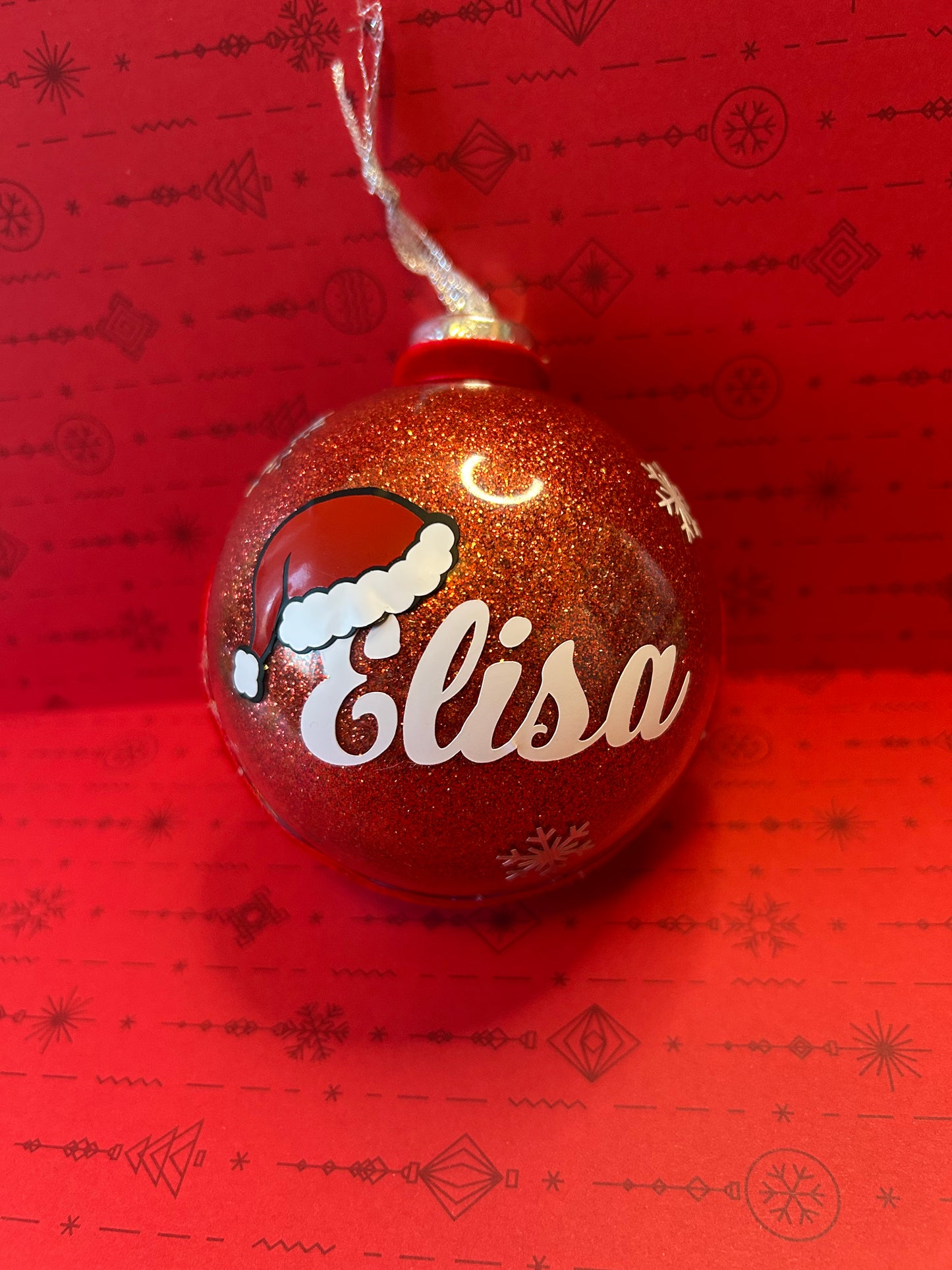 pallina di natale personalizzata Artigianale