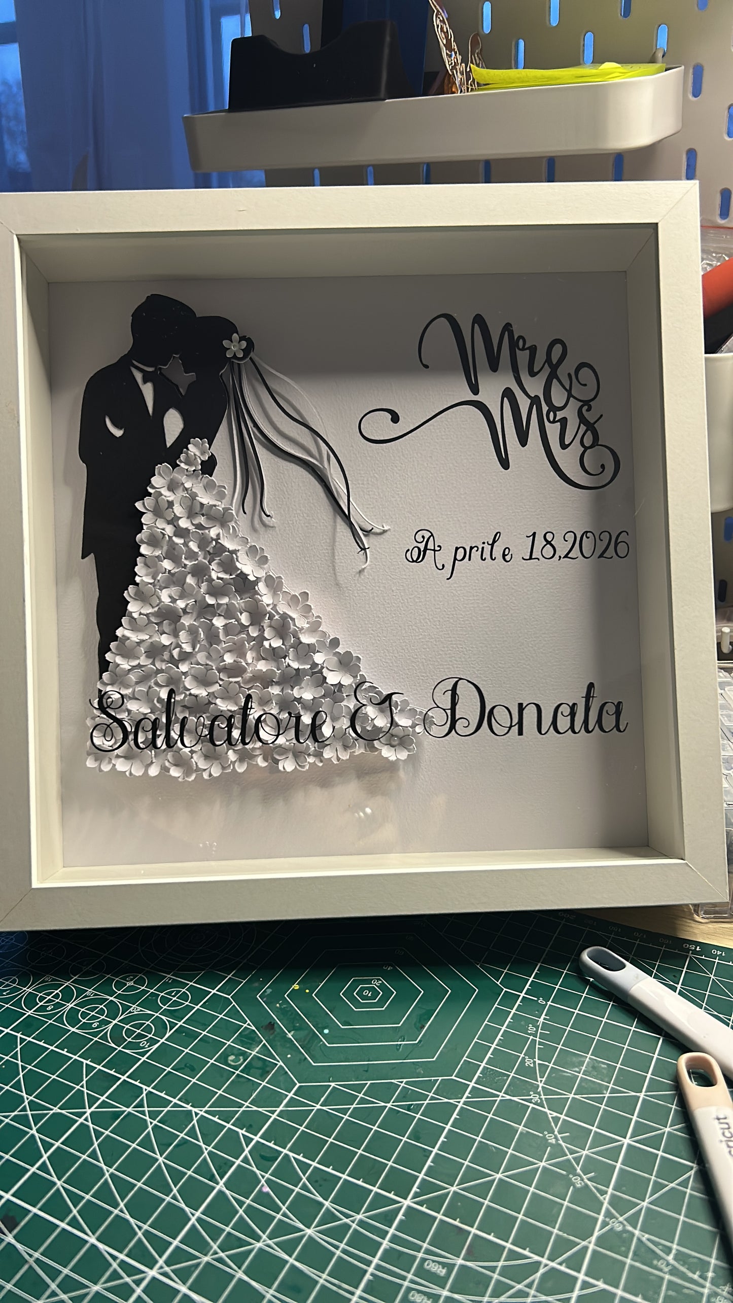 Shadowbox matrimoniale