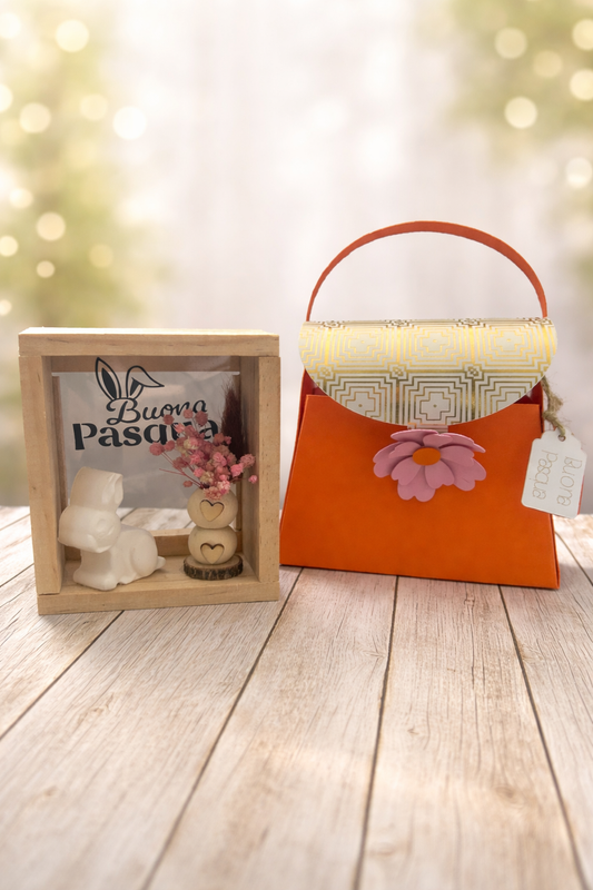 Regalo Artigianale Personalizzato – Legno, Ceramica o Cartoncino con Scatolina di Cioccolatini