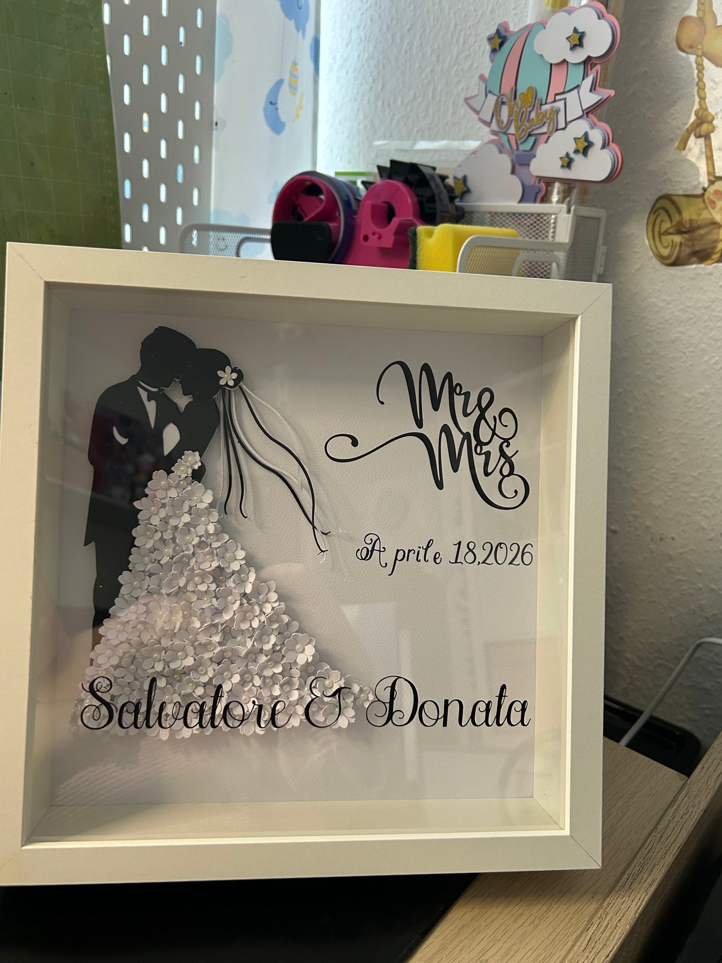 Shadowbox matrimoniale