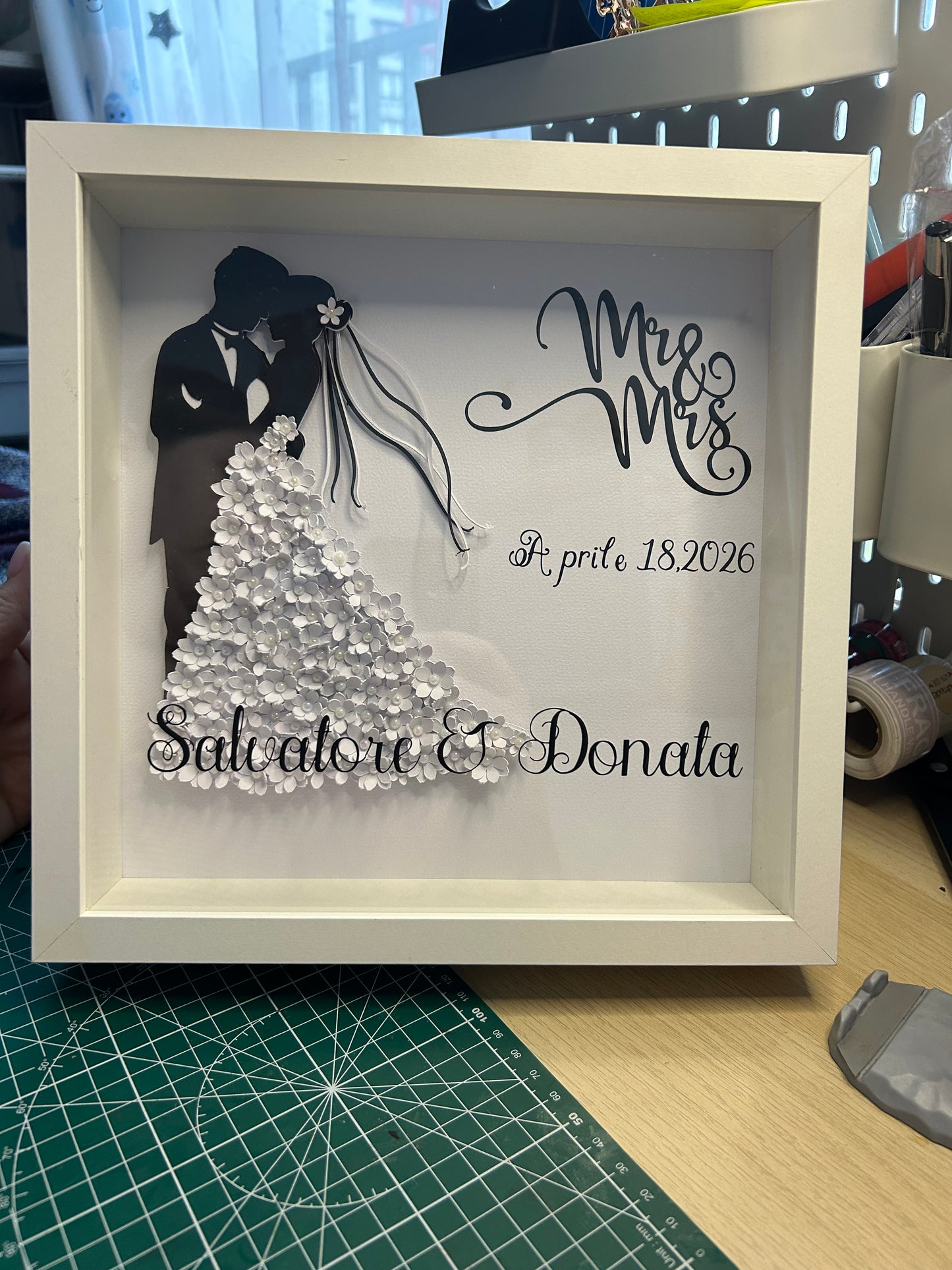 Shadowbox matrimoniale